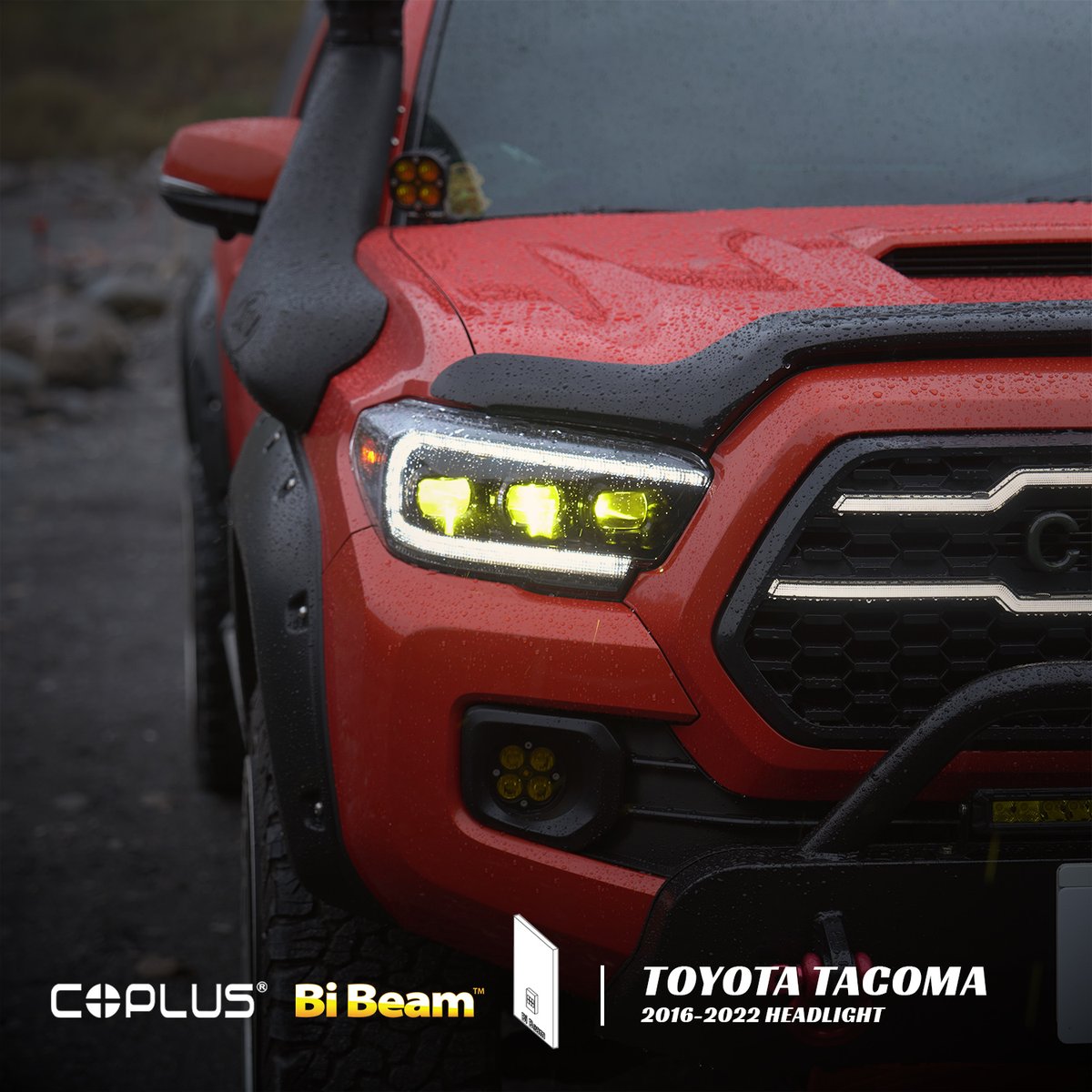 No need to worry about challenging weather conditions when you have COPLUS Bi-Beam headlights. With easy switching capabilities, you can confidently navigate through rain, snow, fog, or darkness. Let COPLUS keep your Tacoma evolving for the better! 

#toyota # #coplus