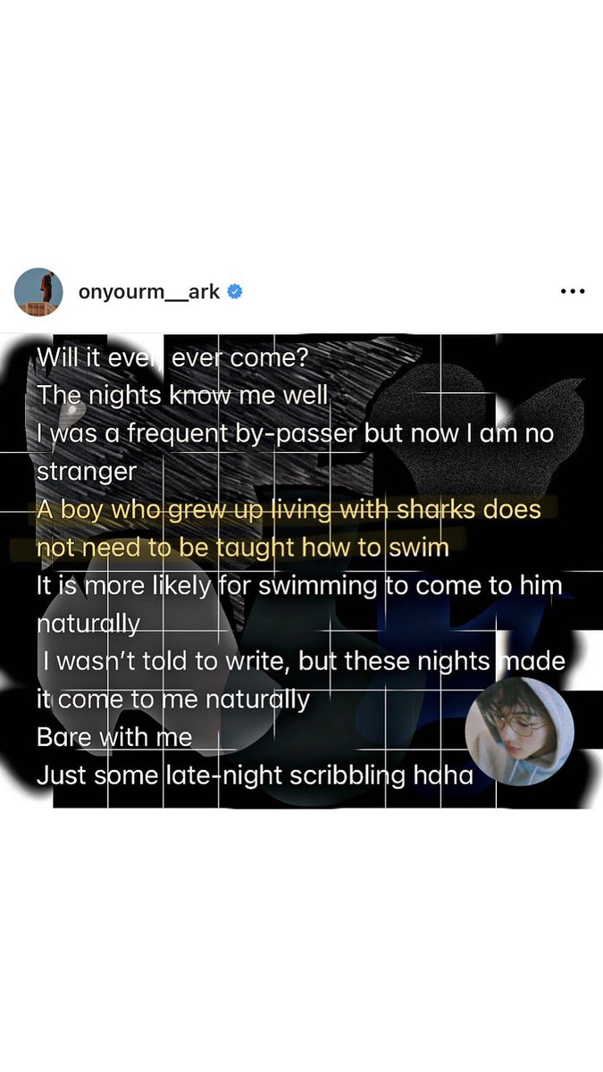 markonesmark's tweet image. 상어와 함께 자란 소년은 수영을 배울 필요가 없지