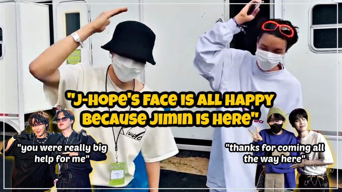 Hobi And Jimin Being Each Other's Light | JIHOPE
(youtu.be/XnIczBOgLi0)

#bts #jhope #hoseok #junghoseok
#jimin #jihope #hopemin