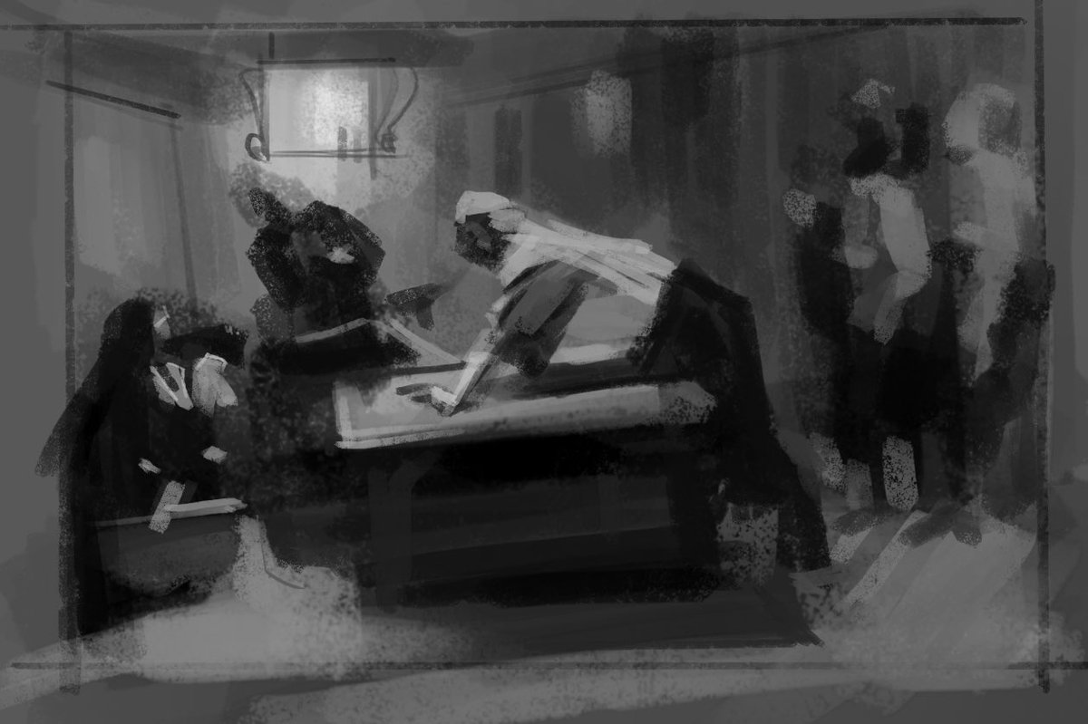 Howard Pyle lighting study.