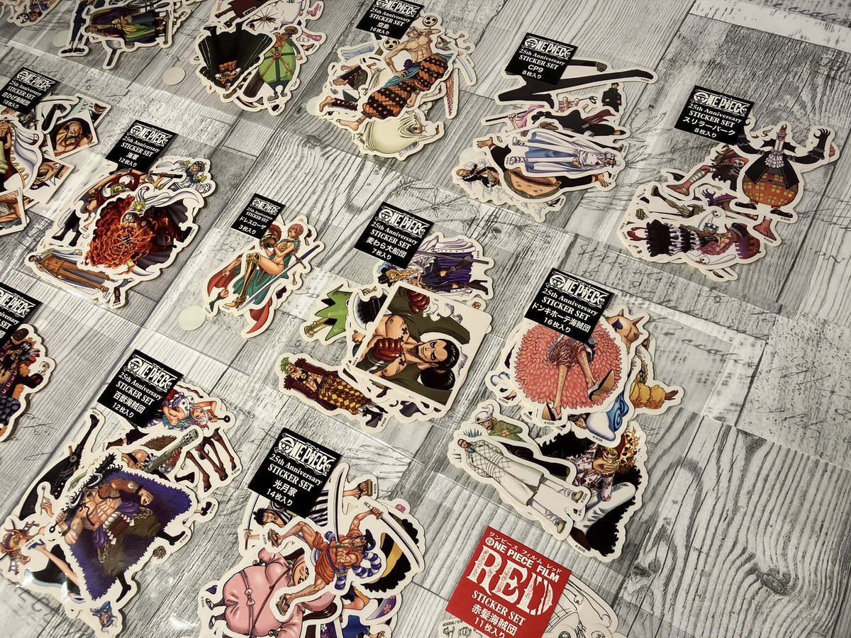 再入荷】Meet the “ONE PIECE” ステッカーセット 各種 各880円〜1,650