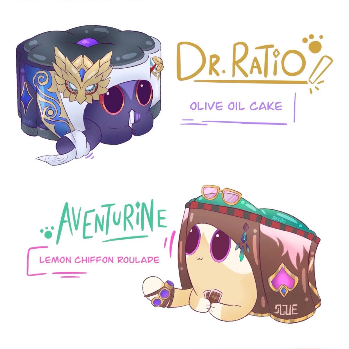 WHAT DO YOU MEAN YOU DONT WANT TO MATCH PFPS WITH AVENTIO CAT CAKES?!?! (Credits: @/kurotamago27)