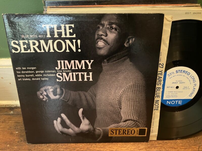 Jimmy Smith/The Sermon Blue Note New York label stereo NM to   ebay.com/itm/Jimmy-Smit…  #ad  ⚫
