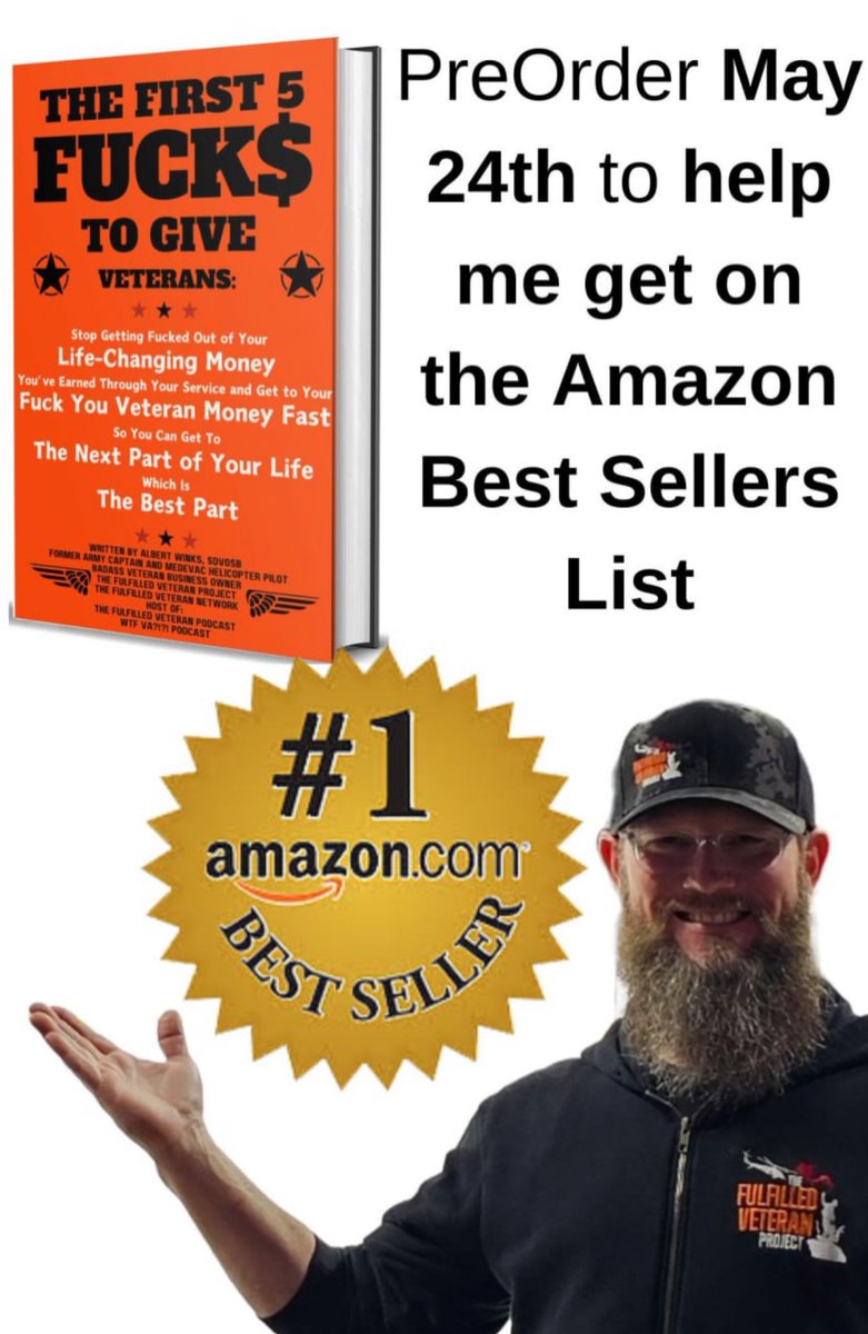 Announcing the launch of my new Book Series! helping Veterans Transition Fast into Their Passion! Help me hit #1 on Amazon's best seller list by Pre Ordering on May 24th for only $0.99! join my Book Launch Lounge! linkedin.com/groups/1445110… #sof #veteranowned #specialforces
