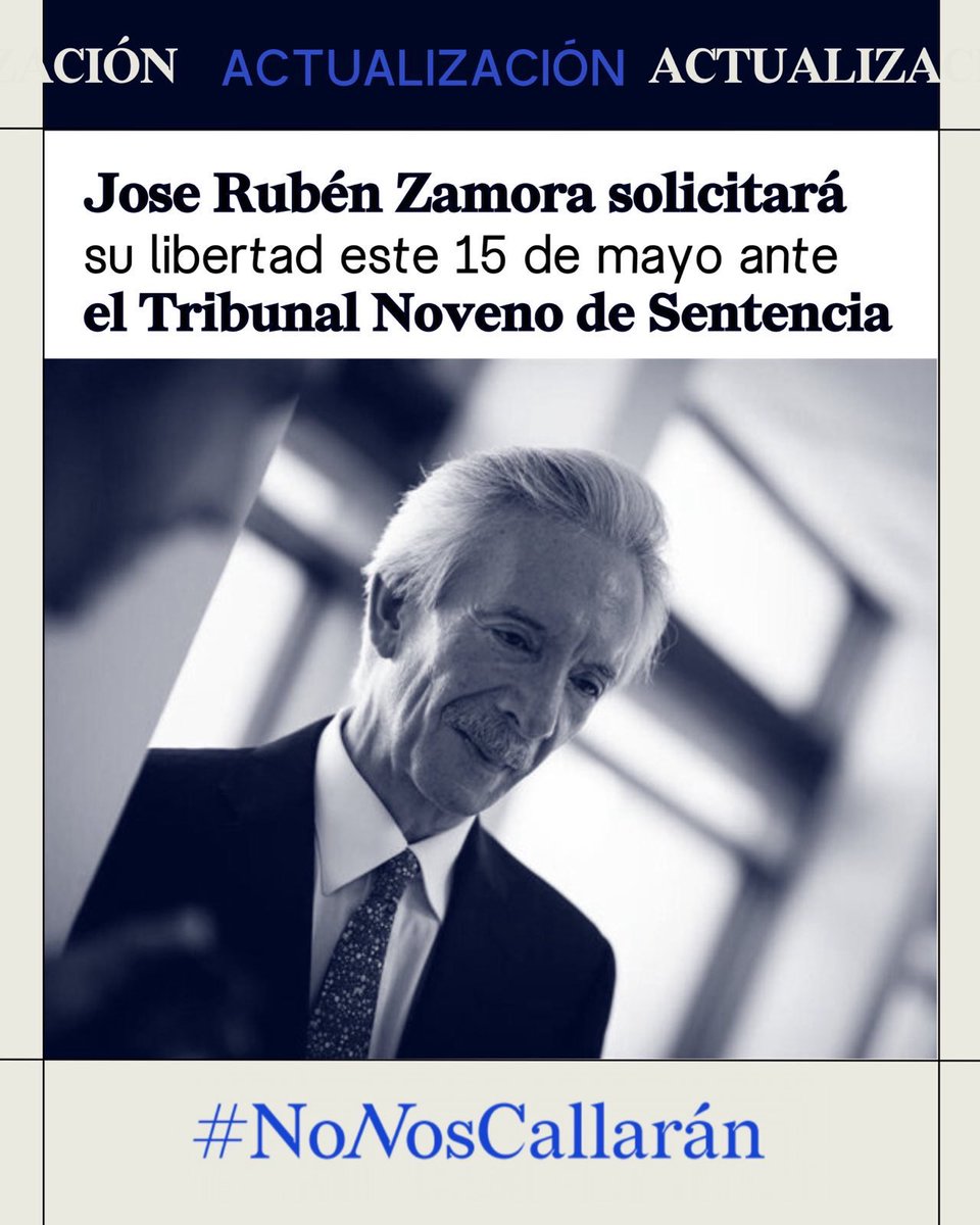 #ZamoraLibre
Los periodistas NO somos delincuentes.

655 días de prisión preventiva lleva #JoséRubenZamora por un caso espurio y fabricado.

Detengan el abuso, exigimos la #LibertadParaJoseRubén 

#NoNosCallarán ✊