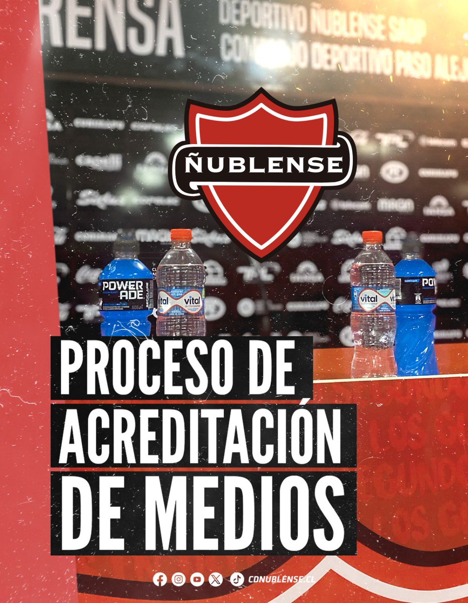 📝 Proceso de acreditación para el partido versus @OHigginsoficial 🔗 losdiablosrojos.cl/acreditacion/