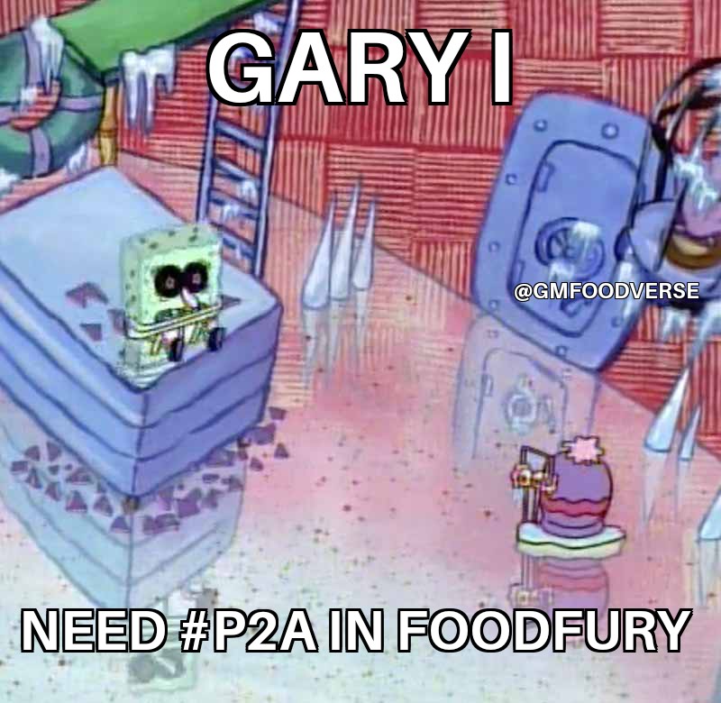 gary let @gmFoodverse know please 😢

#FoodieFriday
#MondayMotivation
#ThrowbackThursday
#TravelTuesday
#GamingCommunity
#PositiveVibes
#PetLovers