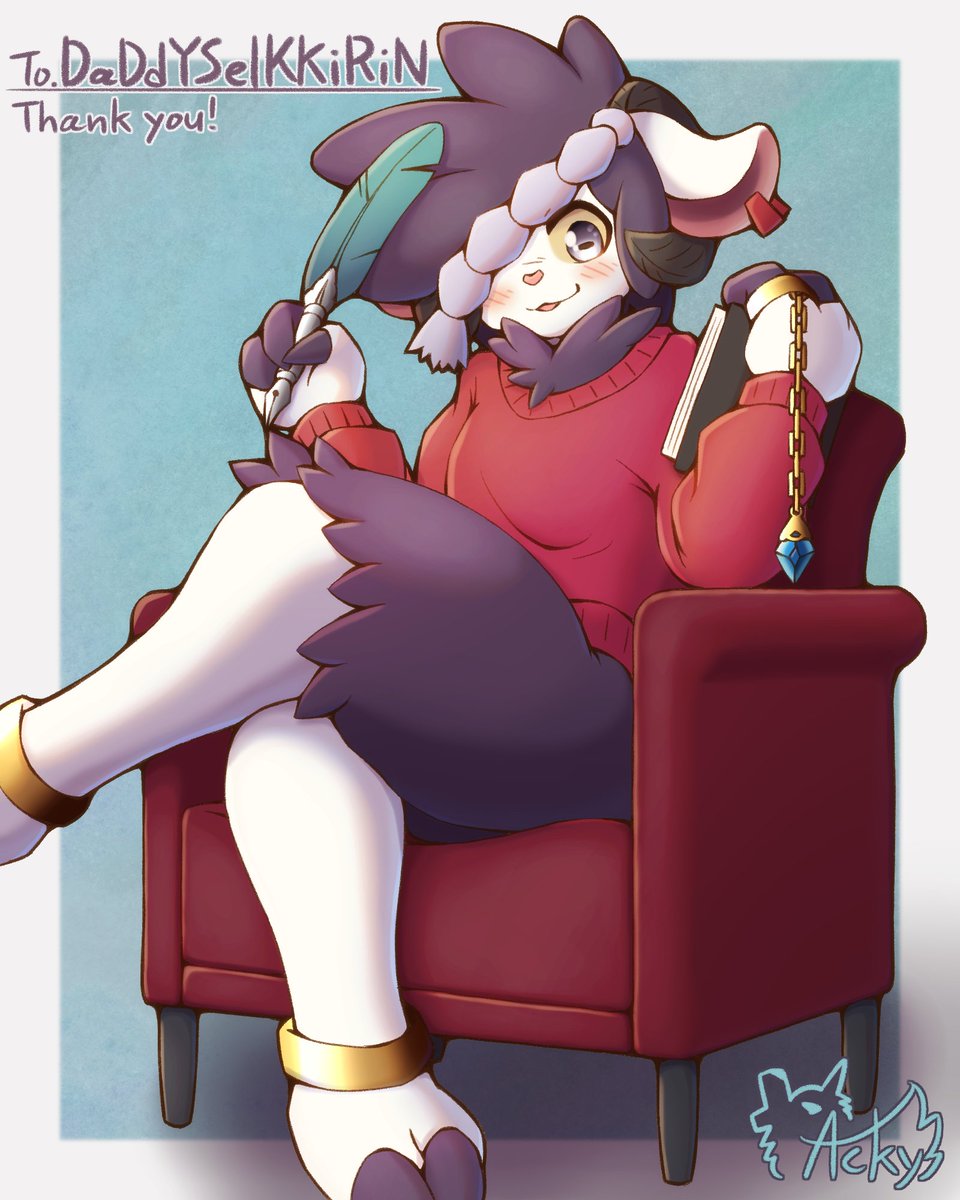 Commission artwork!🐏

DaDdYSelKKiRiN(@yiffmagic02 ), Thank you so much for commissioning me!