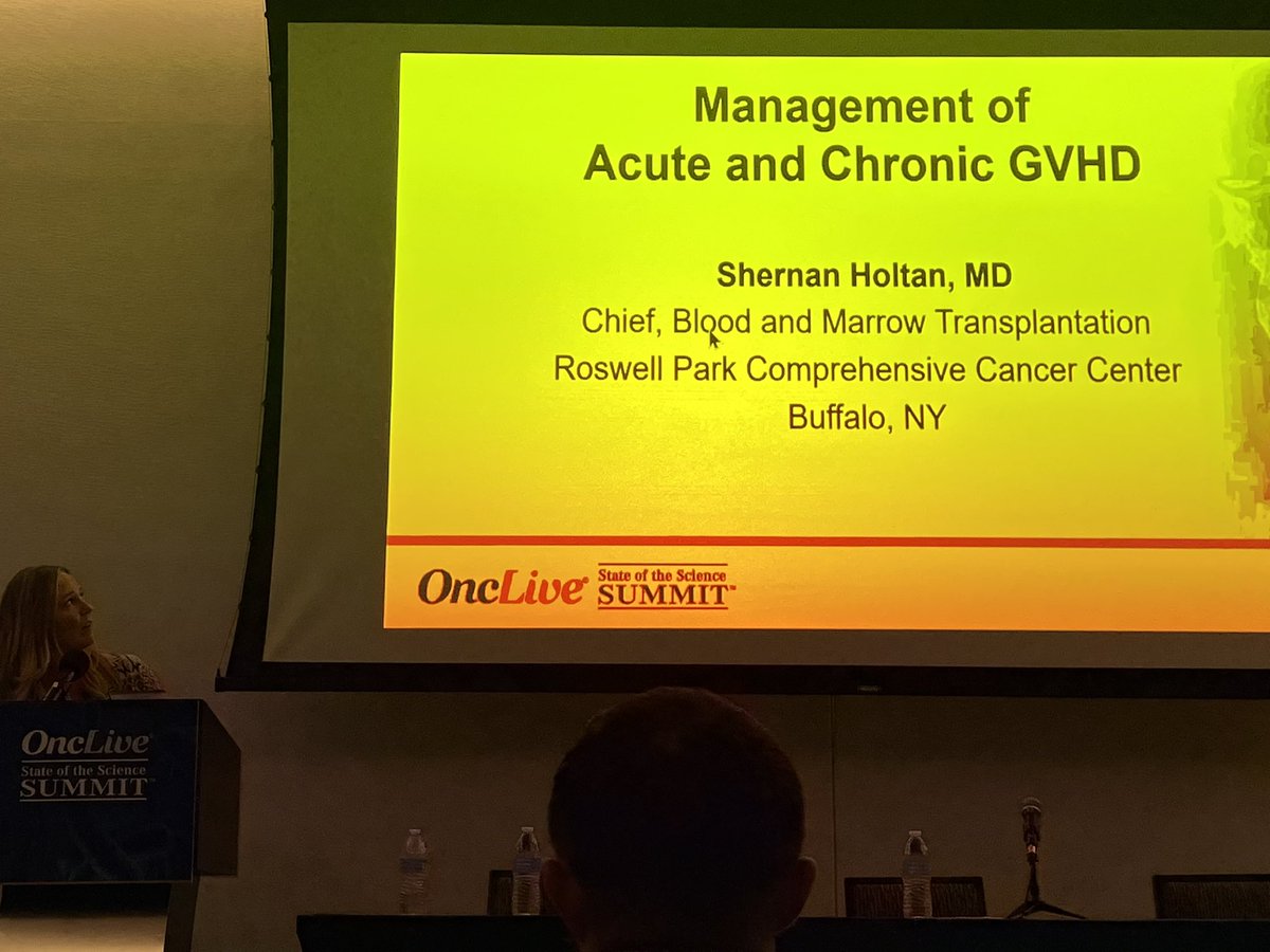 Amazing presentation by Dr.Holtan @sghmd on Acute vs chronic GVHD. Learning from the best!