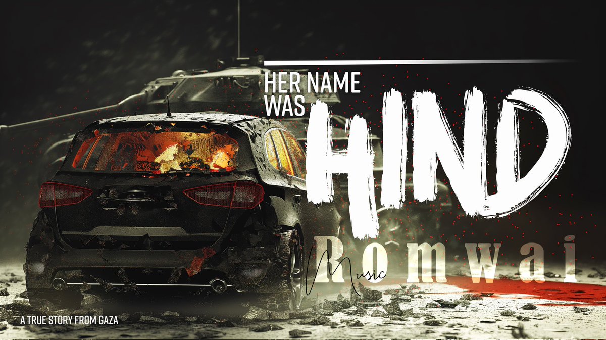 🔺️ Her name was Hind! New song released. It is based on true story. A 6-year-old girl killed by devils! #Hind #Gaza Download it from my telegram channel 👇🏼 t.me/RomwaiMusic/85