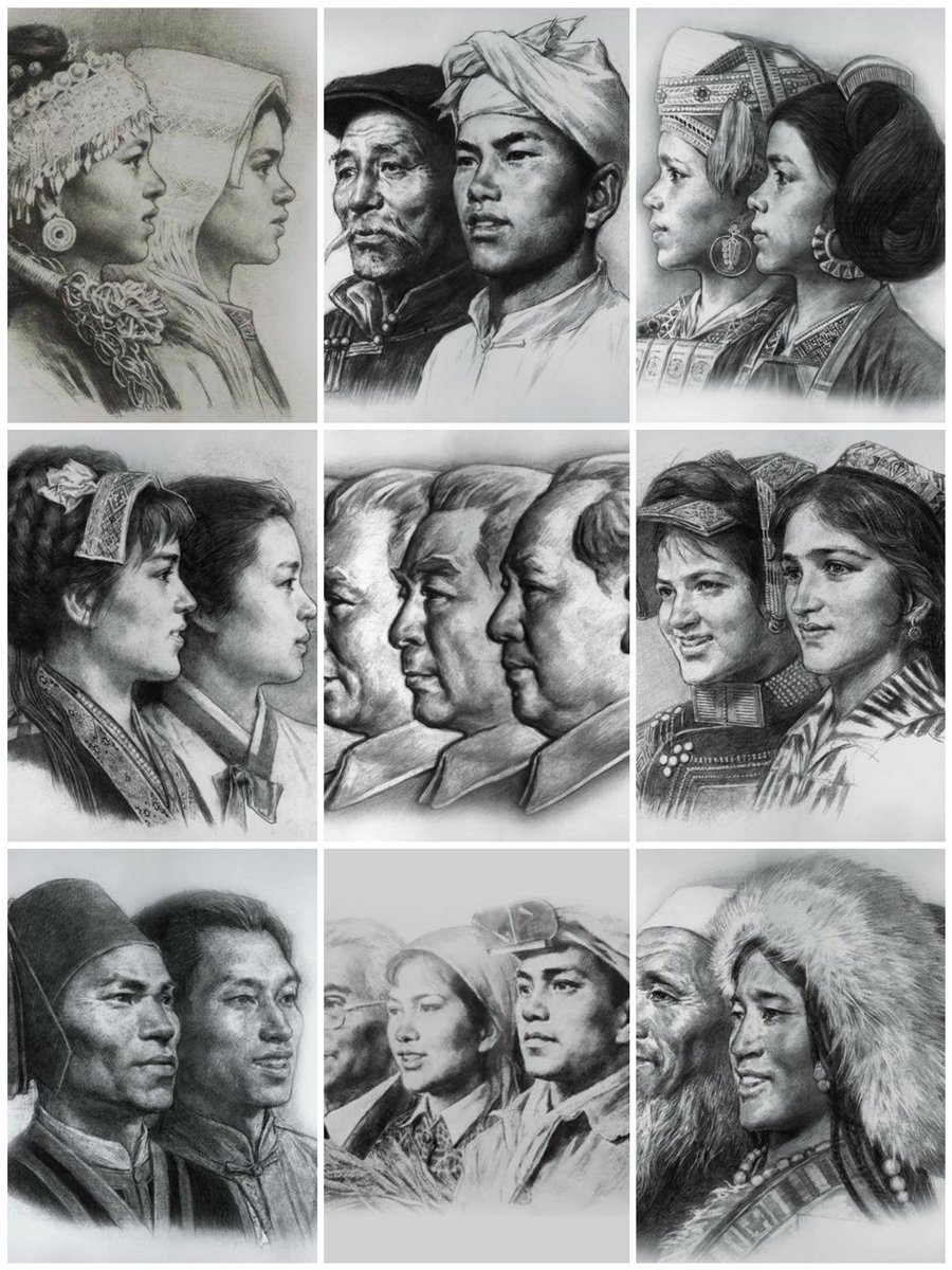 侯一民先生老版人民币素描原稿！你已经多久没用过纸币了？ #互fo