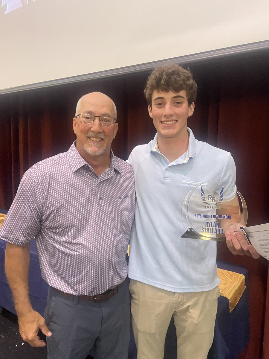 Rory Stallard (@stallardrory) on Twitter photo Senior Track season ended tonight. <a href="/StallardRylan/">rylan stallard</a> received another Chevron for being a 3rd year letterman & was selected by the coaches as Knight of the Year. Very proud! Thank you to the great group of coaches that believed in and supported him throughout his career! Senior Track season ended tonight. <a href="/StallardRylan/">rylan stallard</a> received another Chevron for being a 3rd year letterman & was selected by the coaches as Knight of the Year. Very proud! Thank you to the great group of coaches that believed in and supported him throughout his career!