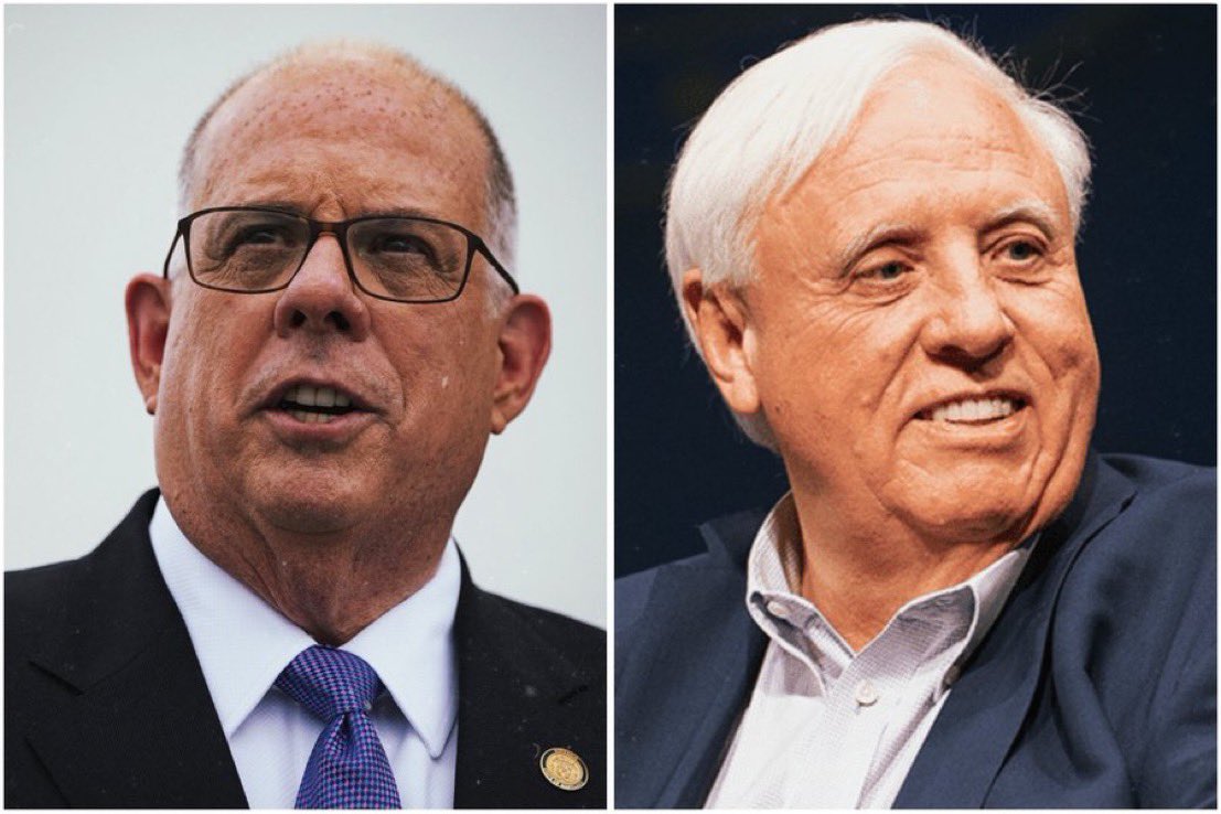 Congrats to @GovLarryHogan & @JimJusticeWV on their Primary Wins tonight in MD & WV. @NRSC The @GOP must now UNITE & start bringing over Independents & Dems to TAKE BACK THE SENATE & help @realDonaldTrump push his America First Agenda. I look forward to serving with these guys!