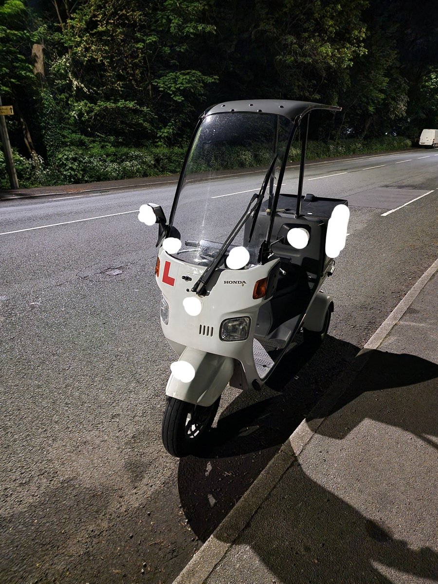 This three wheeler stopped in Preston and seized as driver found not to be insured. #T2RPU #Insureitorloseit