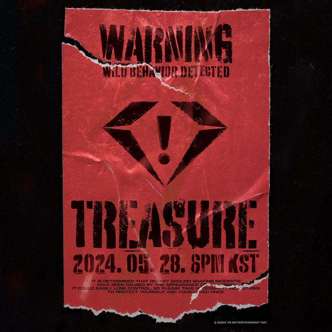 tHyunsuk's tweet photo. Has there been talk of unrest brewing? That's correct—we're going to blow out of control. Latch and load on May 28. A crazy ride awaits us on TREASURE's comeback. Don't let it pass you by. https://t.co/PAMUOqMTdi