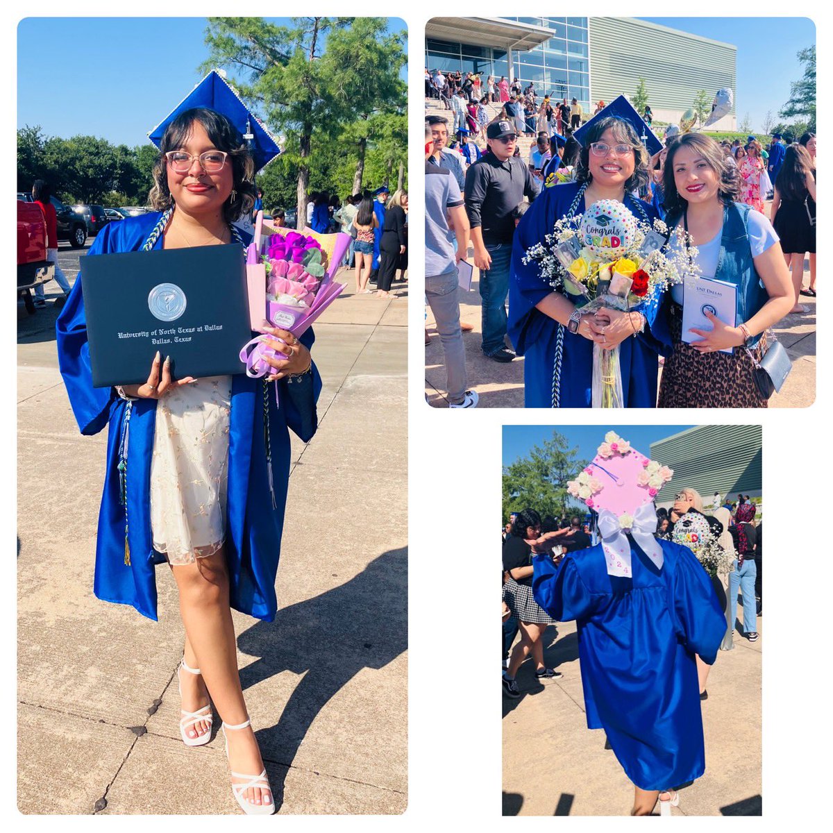 Today, my niece received her bachelor's degree from @UNTDallas and her dream of crossing the stage finally came true. She wasn't able to receive her high school diploma traditionally in 2020, so this was a momentous occasion. I'm incredibly proud of her. #classof2024