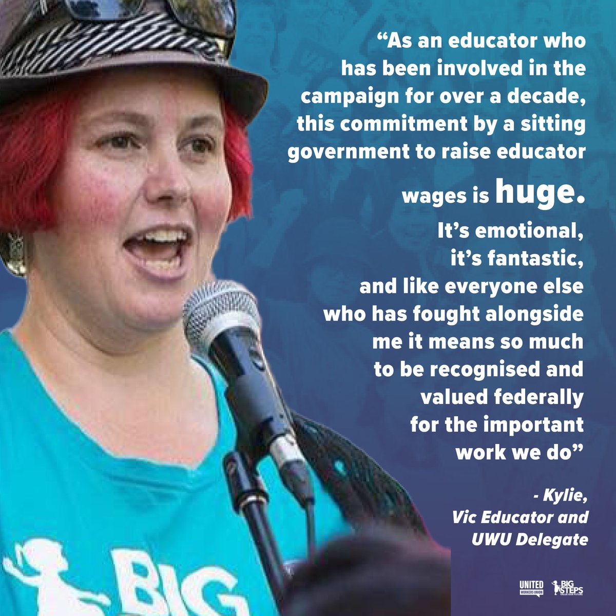 UWU early education members like Kylie welcome the #budget24 commitment to fund wages in the sector. 

#auspol #ausunions