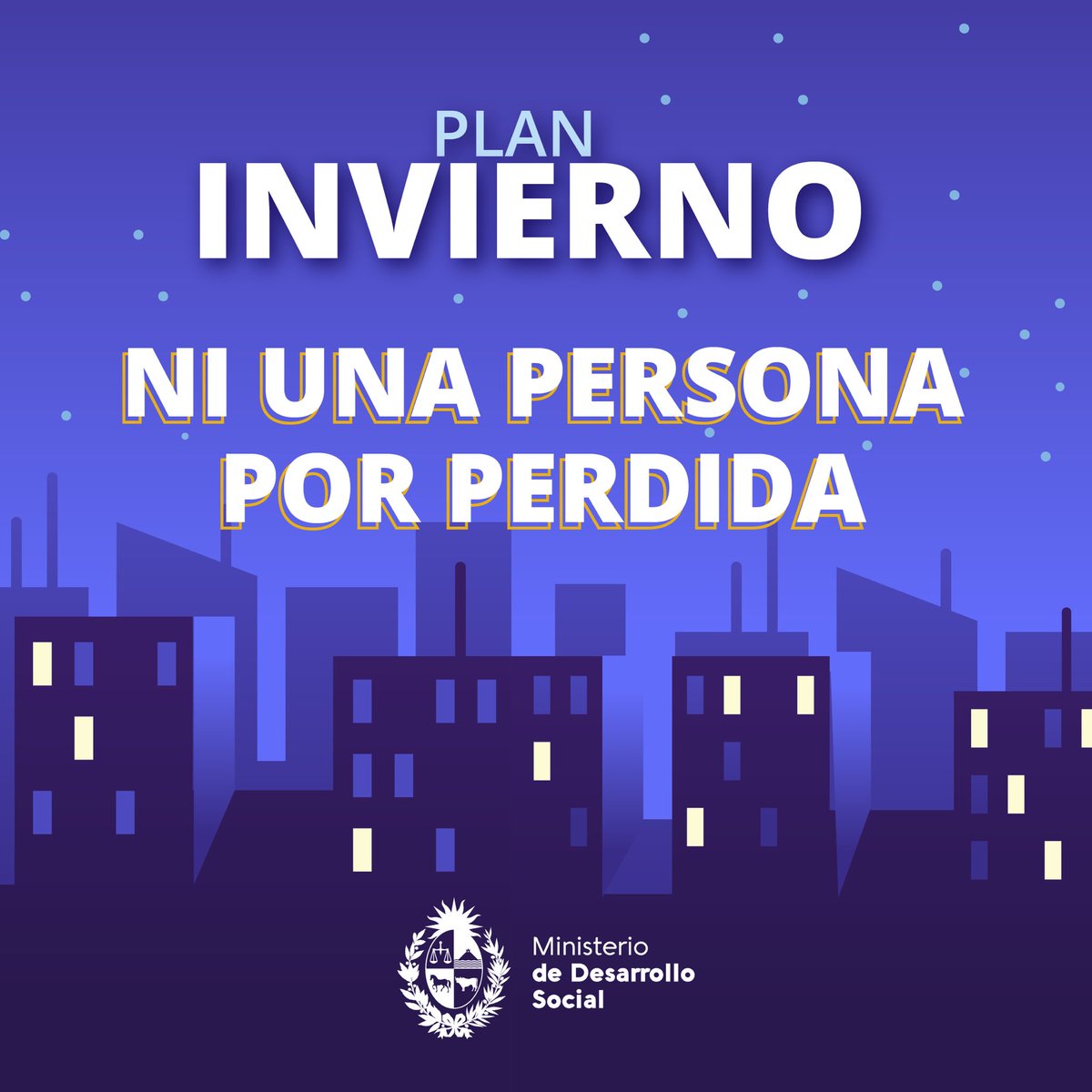 Desde el 15 de mayo hasta el 31 de octubre se encuentra operativo el Plan Invierno 2024. #NiUnaPersonaPorPerdida