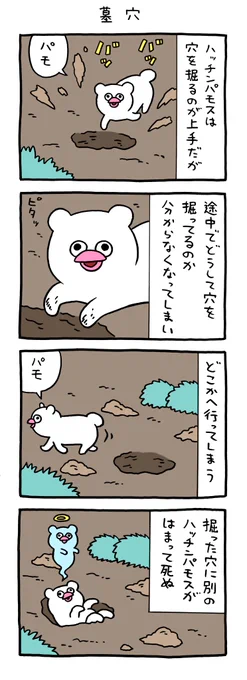絶滅寸前の動物ハッチンパモス「墓穴」 qrais.blog.jp/archives/28039…