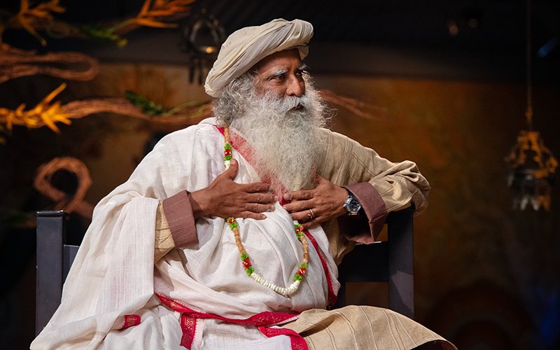 Whatever may come our way, how we respond to it and what we make out of it is 100% ours. #SadhguruQuotes
