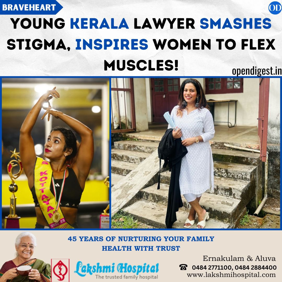 Gratzia J Vettiyankal is smashing stigma by scripting success in bodybuilding, which is largely considered a man’s sport. 
Read her inspiring story. Article link in comments. #kerala #GoodNews #InspiringWomen #Kerala @unwomenindia