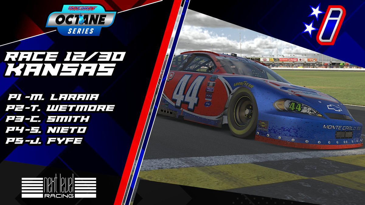 Strategy was the name of the game tonight in the OCTANE Series race at @kansasspeedway and @iRacer44 came out on top for his fourth win of the season! Check out all of the action from tonight with @FireTalksNASCAR at: youtube.com/watch?v=3Y7cNC… #NASCAR