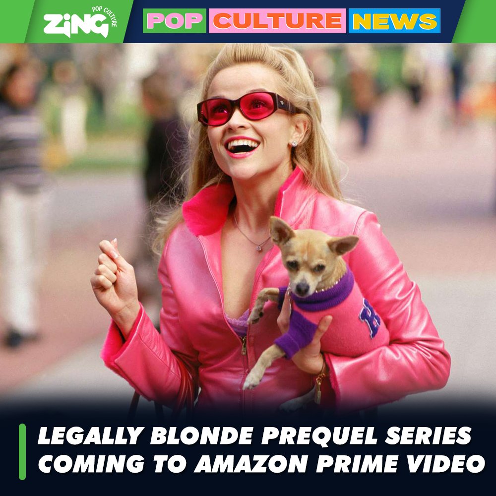 Legally Blonde prequel series is coming to Amazon Prime Video with Reese Witherspoon as an Executive Producer. The series titled 'Elle' will be set in the 90's and follow Elle during her high school years.