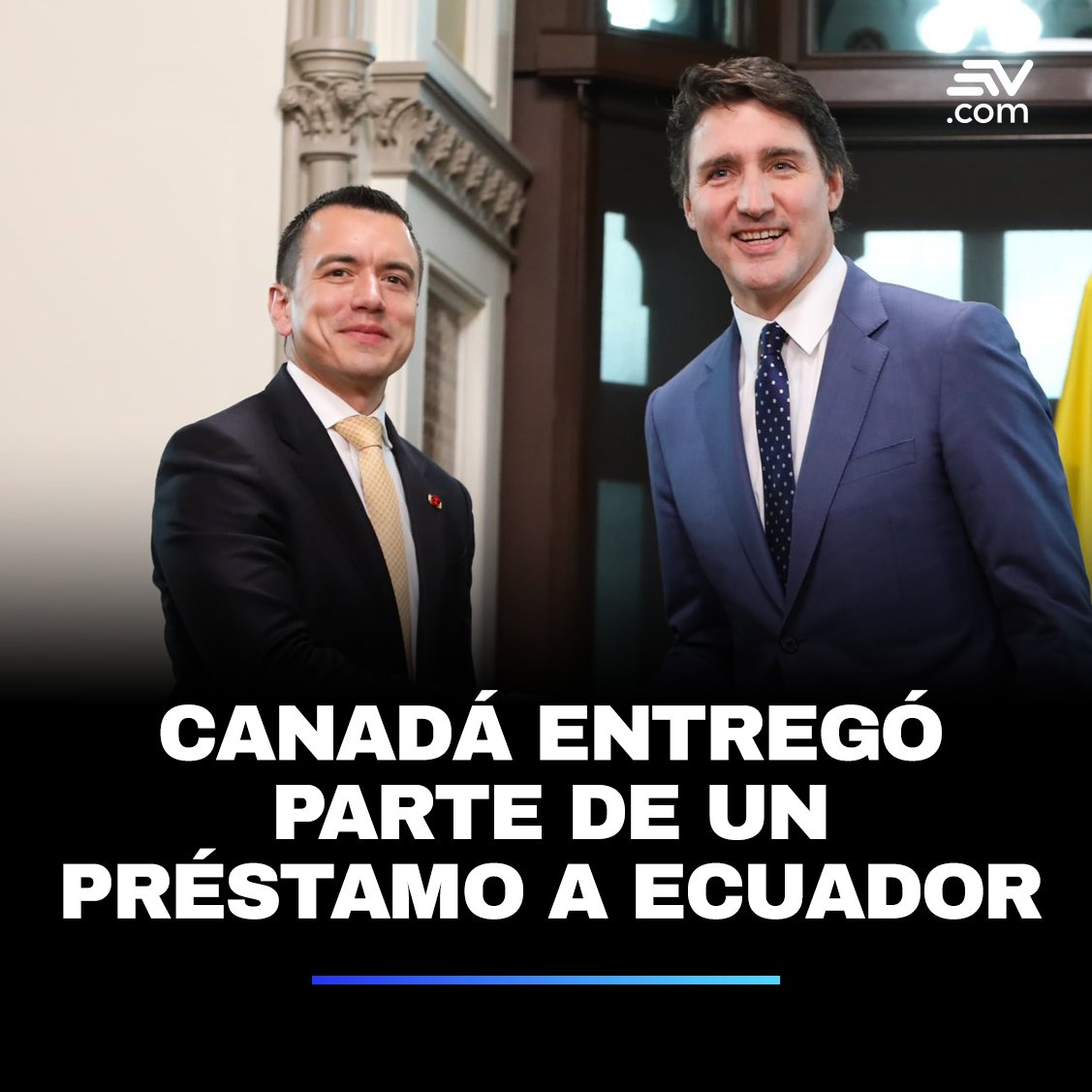 #LoMásLeído | La Embajada de #Canadá 🇨🇦 en #Ecuador confirmó que el 13 de mayo se entregó al Gobierno un desembolso de poco más de USD 64 millones ➡ bit.ly/4bdnfiu