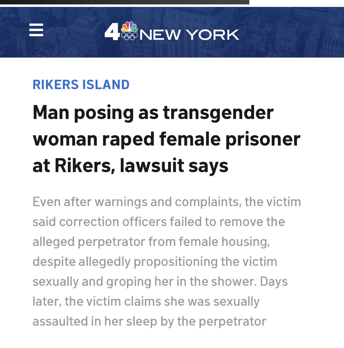 Transwomen is the dems “rebrand” for sex offenders and pedophiles. If your a man but say your a women, dems will give you full access to rape women and molest children. I stand by this statement, “transwomen” percentage wise, are now one of the HIGHEST sexual offender categories.