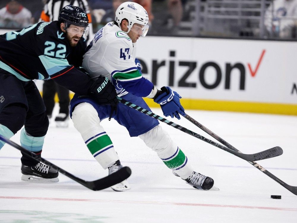 Canucks vs. Oilers: Noah Juulsen softens blow, Nikita Zadorov suspension analyst theprovince.com/sports/hockey/…
