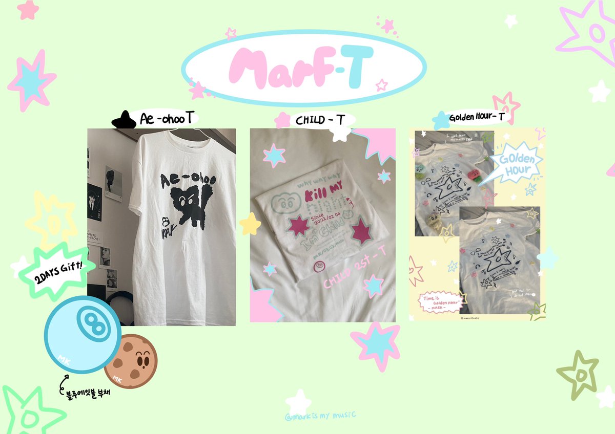 ☆𝗠𝗔𝗥𝗙-𝗧 판매☆

#rt  원하는 반팔티를 보내드려요（  ͡σ̴̶̷̤. ͡σ̴̶̷̤.) 

🗓️:24.05.15~05.25 
⭐️:2Days Gift :블루에잇볼 부채🎱

자세한 사항 폼 참고 부탁드립니다🩵

🔗witchform.com/deposit_form/6…