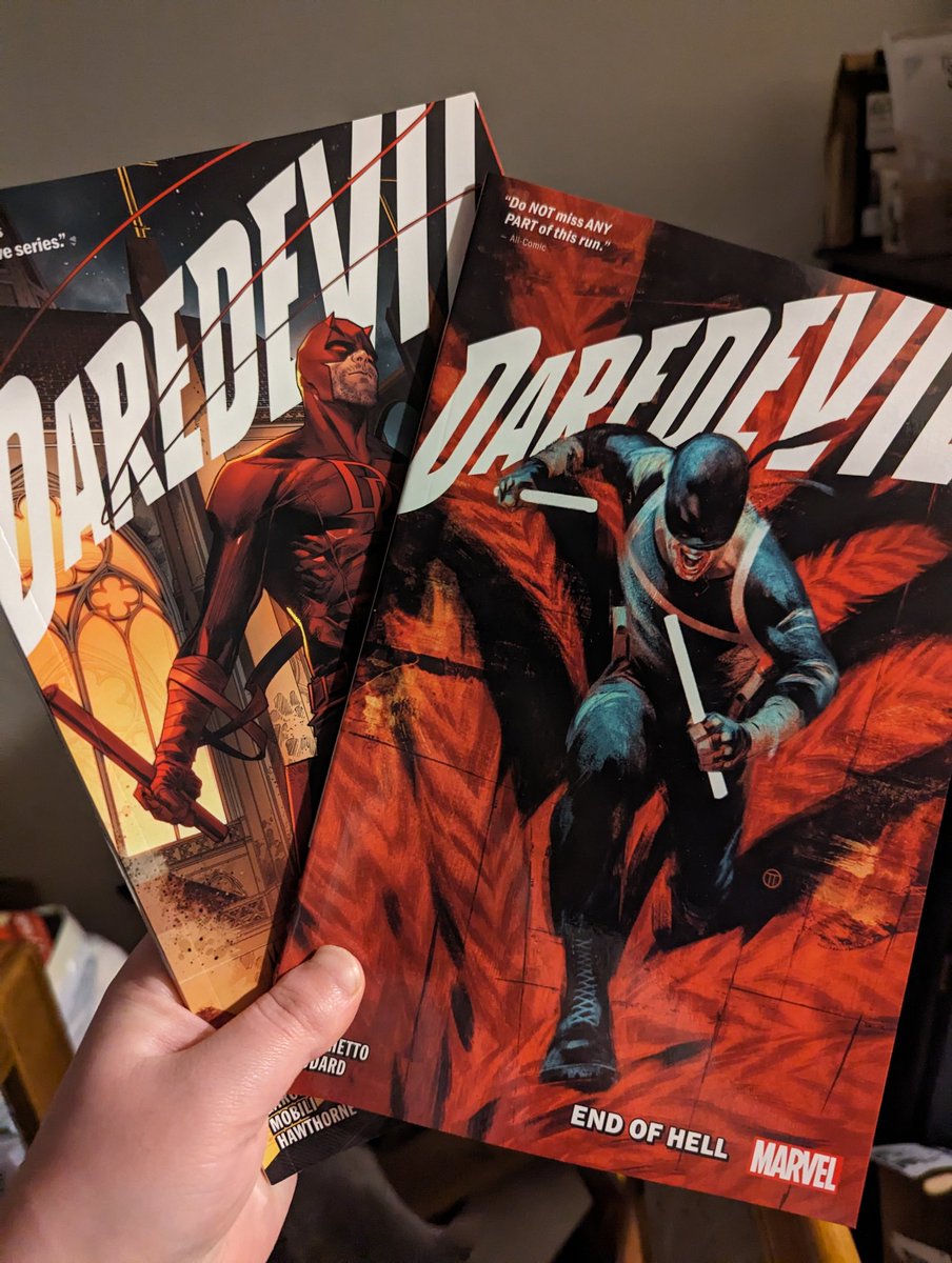 All of the comic book mail just got my Kickstarter copy of WifWulf by the amazing @DailenOgden @JacksonLanzing & @cpkelly) as well as the last 2 volumes of Daredevil 2019 I was missing.