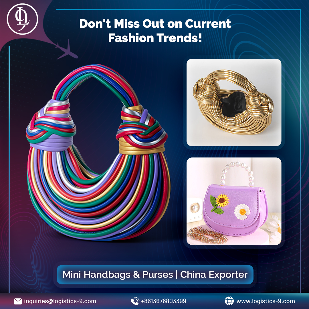Mini Y2K style handbags, purses, & sling bags are a hot trend and a perfect way to maximize your inventory space. Need quotations or help with your China imports? DM us!

#y2kaccessories #y2kwholesale #minibag #handbagimport
#wholesaleaccessories #logistics9 #ChinaExport