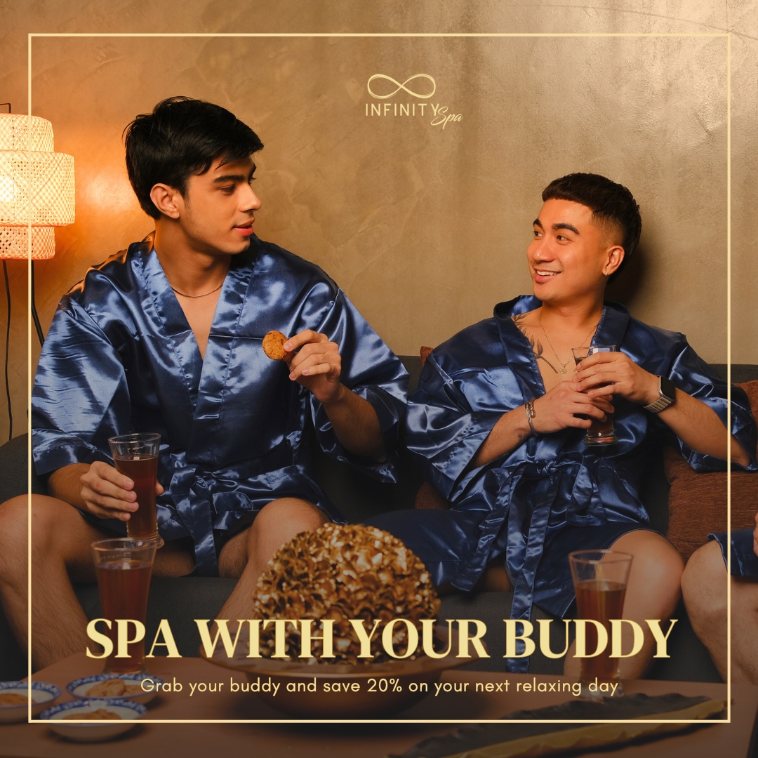 Don't let the mid-week blues get you down - bring a friend and save 20% on your spa day at Infinity Spa! Because self-care is always better with a buddy. 💯♾

Book now and bring your Spa buddy!
Kapitolyo - +639279138838
E. Rodriguez - +639672218188
Fairview - +639150282818
Bay…