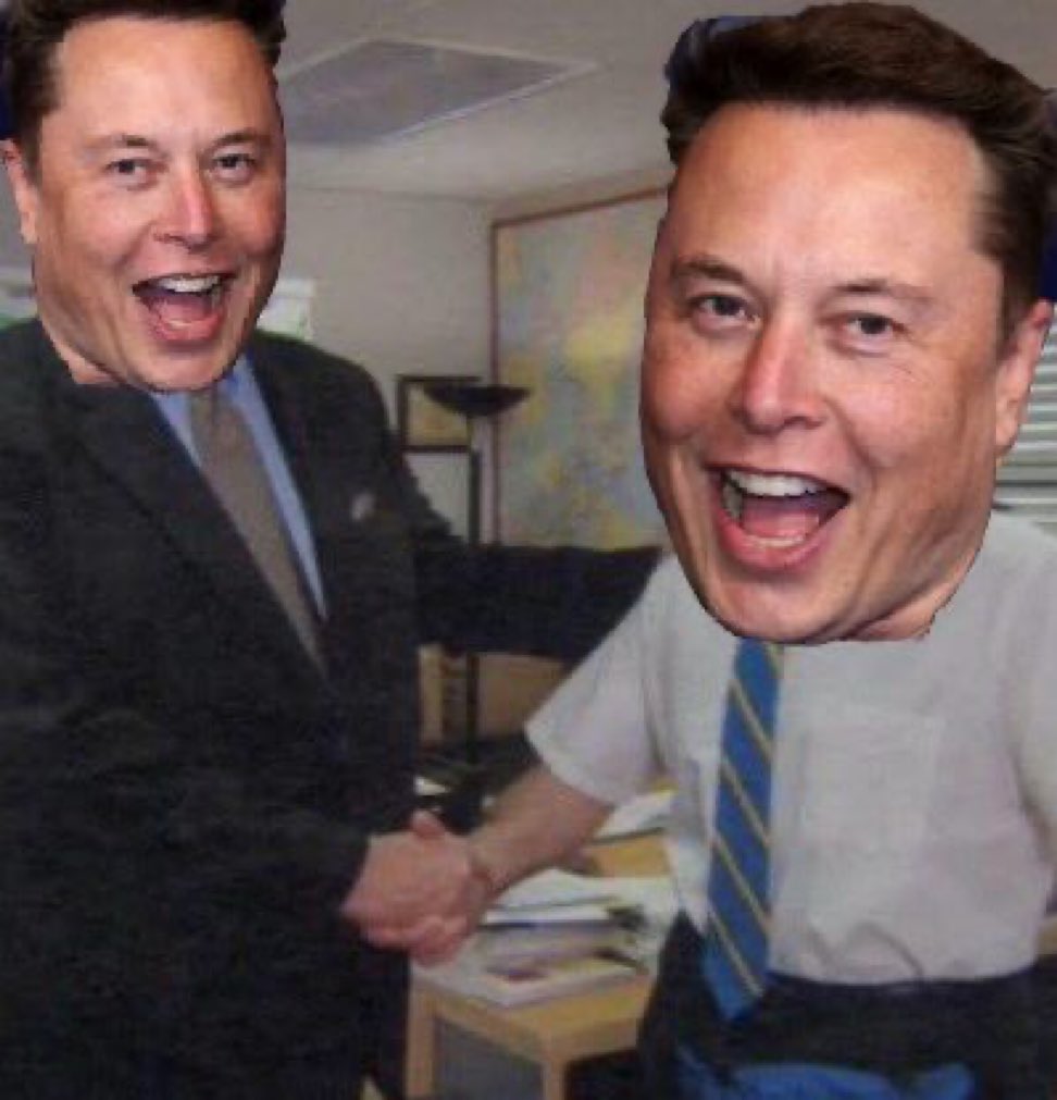 28delayslater's tweet image. Elon paying Elon to make people vote to pay elon