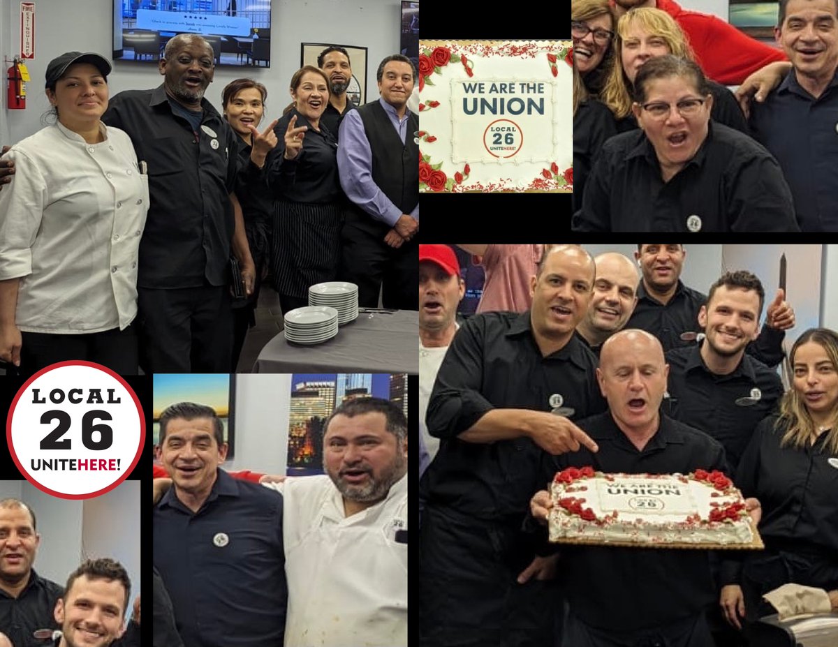 Hotel workers @hyattregency Boston know Union members can have their cake and eat it too 🎂