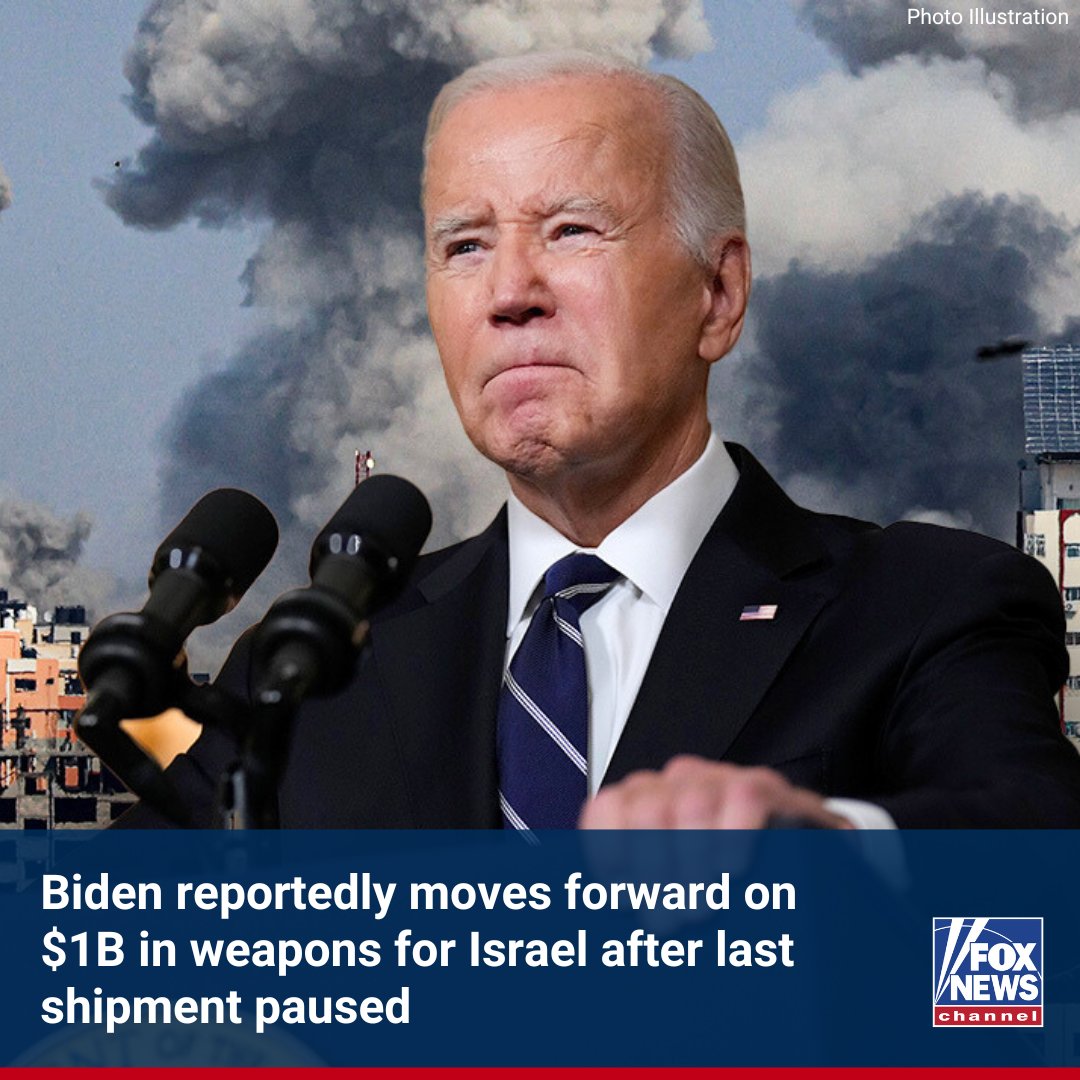 FORGING AHEAD: The Biden administration will reportedly send a huge new weapons package to Israel, despite halting one last week over concerns about the country's planned Rafah invasion. trib.al/W0Ut8KQ