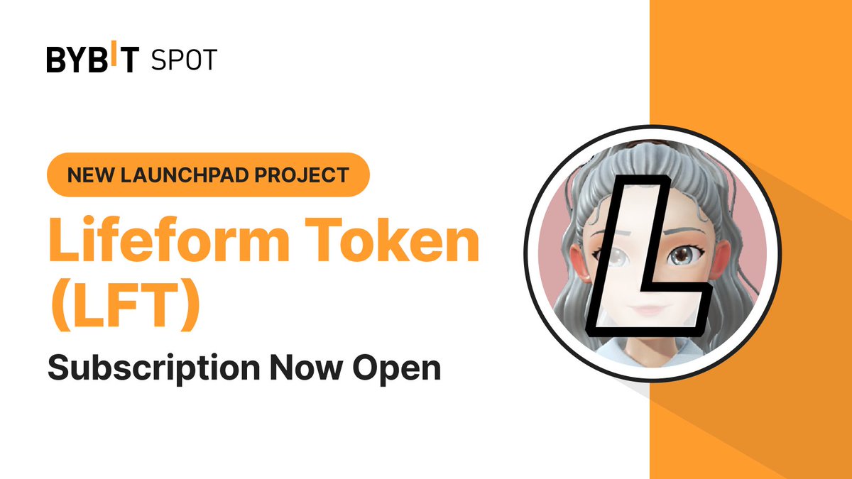 🚀 New Launchpad Project — $LFT Subscription Now Open with @Lifeformcc! Subscription Period: May 15, 2024, 3:30 AM UTC – May 15, 2024, 10:59 AM UTC 💫 Subscribe Now: i.bybit.com/1OjabknQ #TheCryptoArk #BybitListing