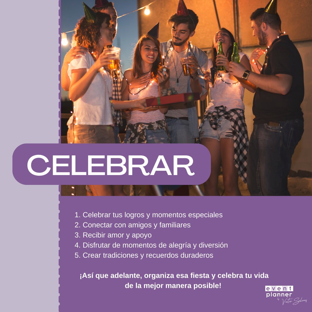 events_victors's tweet image. Estas son 5 razones para organizar tu fiesta de cumpleaños. Ya sea una celebración íntima o una fiesta elaborada, tu cumpleaños es tu día especial para celebrar y disfrutar al máximo. 
⁠
#eventplanner #fiestadecumpleaños #birthdayparty #events #eventdecor