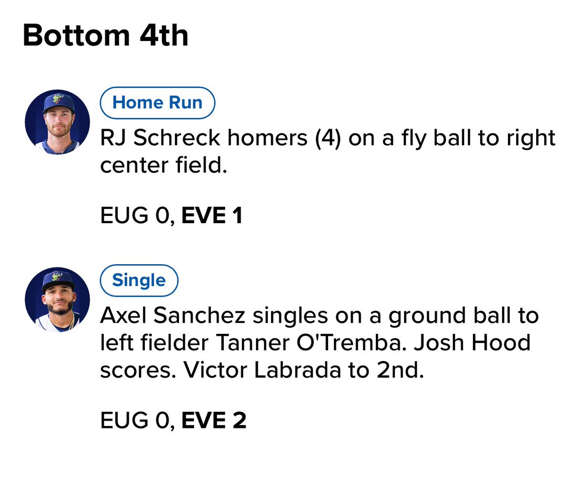 The 4th inning was very very good to us