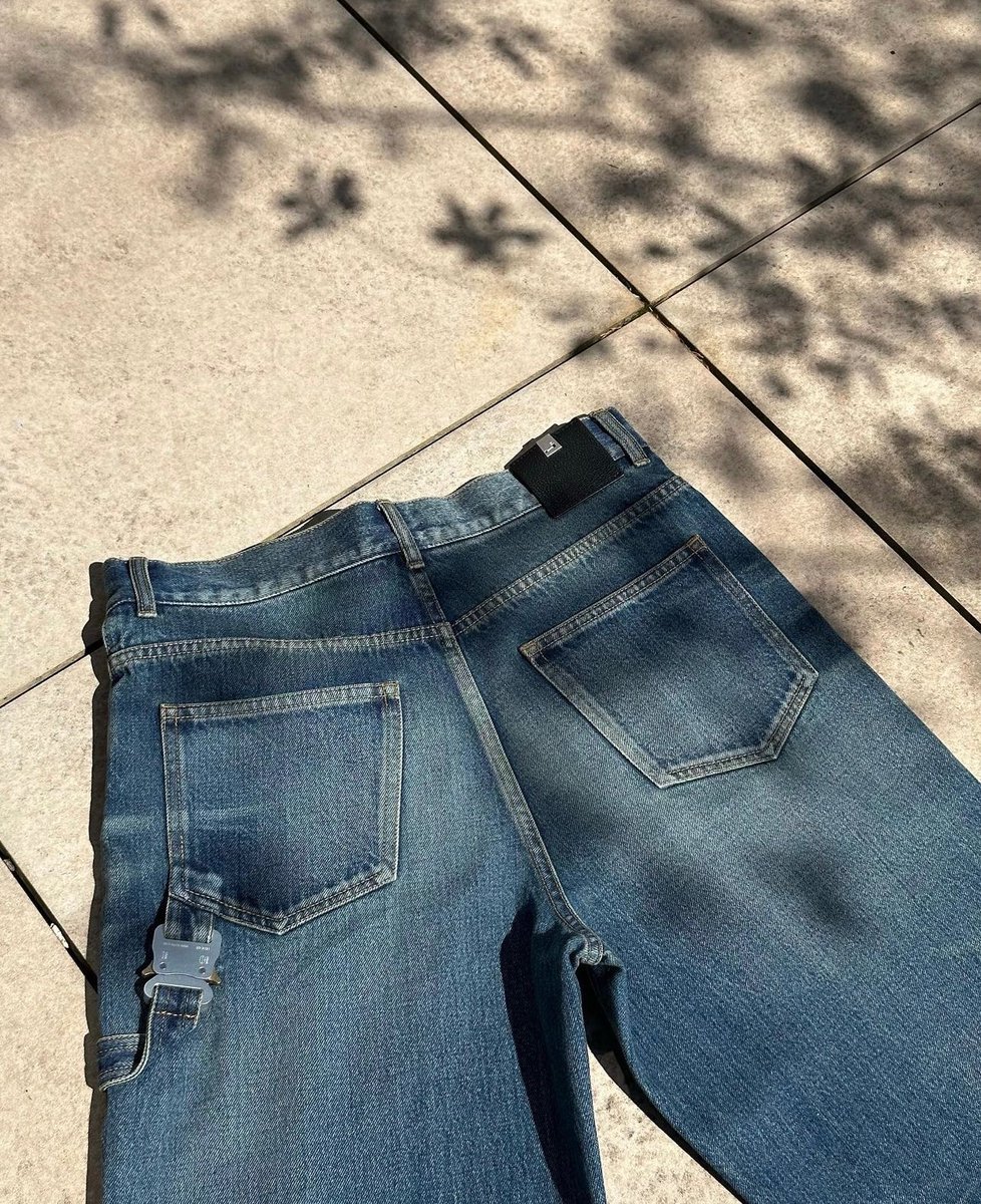 HypeNeverDies's tweet image. New ALYX Denim Jeans Made In Japan First Look 👀