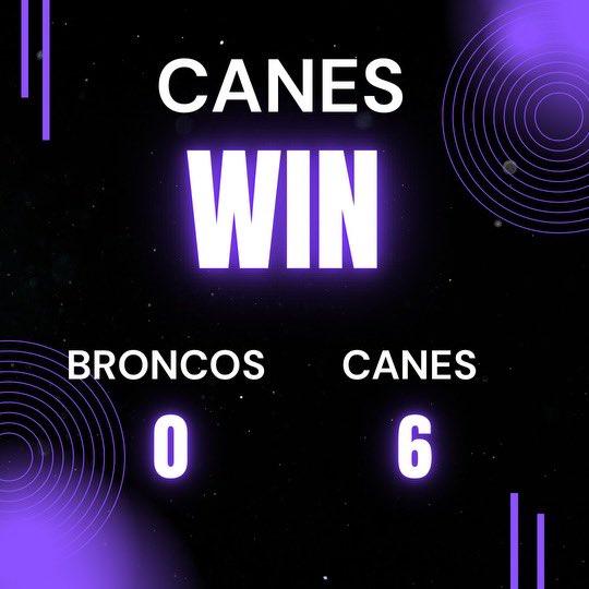 Lady Canes beat the Broncos and advance to the Regional Final! #GoCanes #CaneGang #1900Block #LadyCaneSoftball