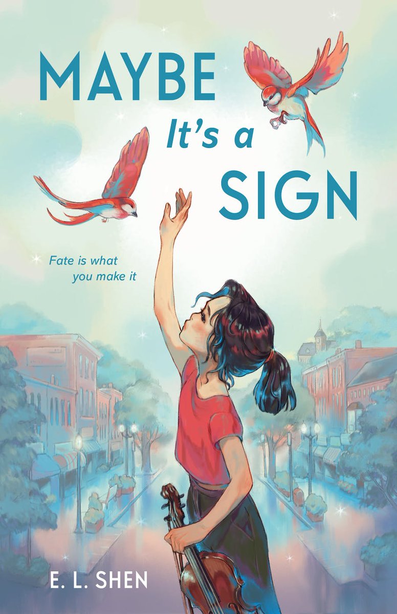 May is AAPI Heritage Month and we recommend picking up MAYBE IT’S A SIGN by @elshenwrites, a Junior Library Guild Selection with a ⭐️ from Shelf Awareness! This uplifting middle-grade novel is about loss, luck . . . and deep-dish chocolate chip cookies 🍪bit.ly/4biozR4