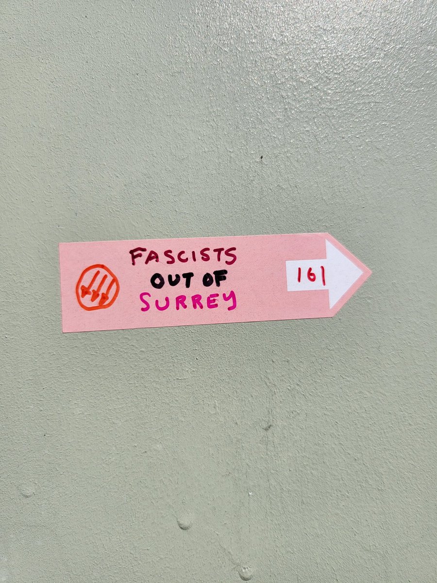 Fascists out of Surrey!

#antifa
#antifascist