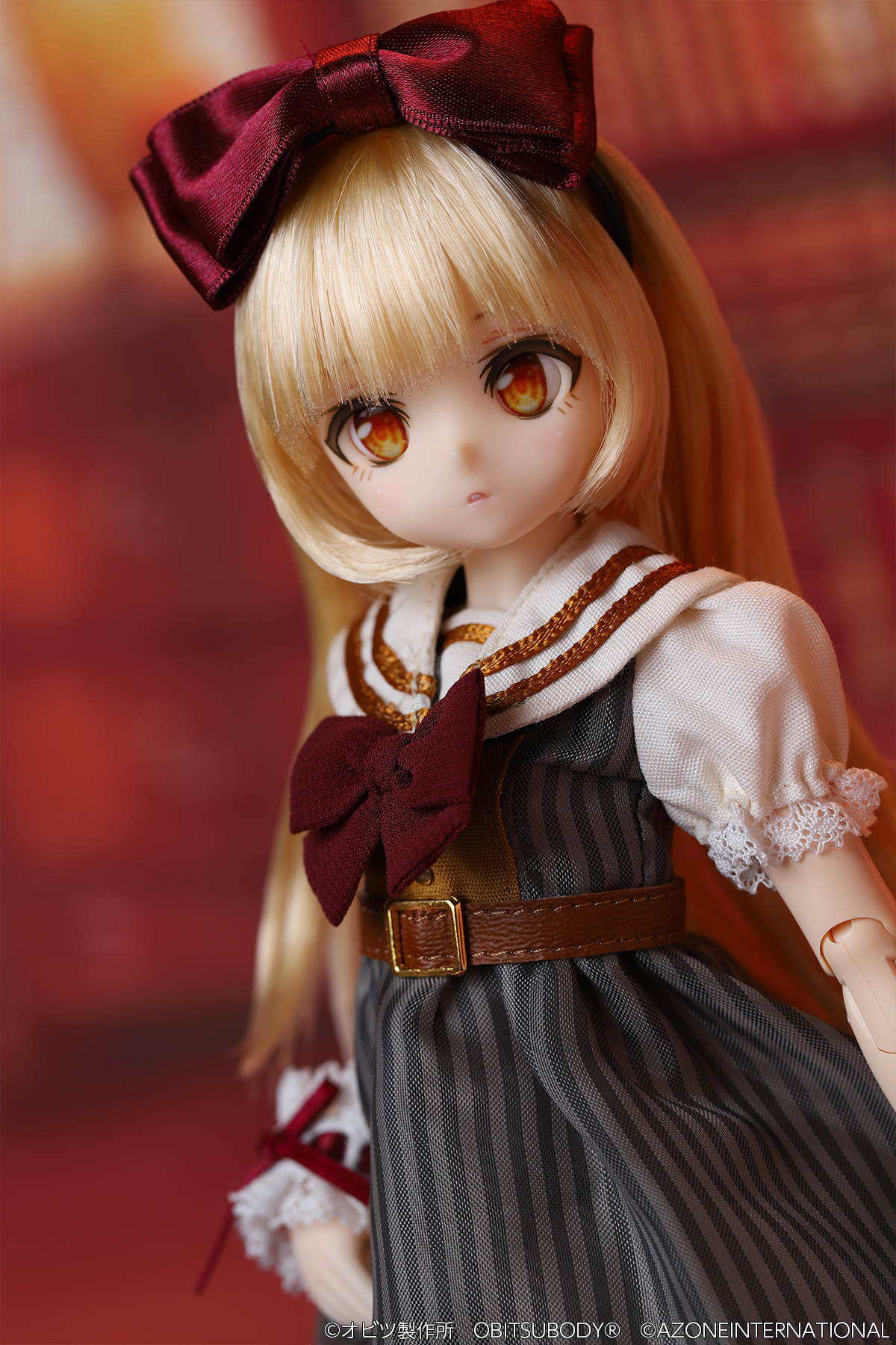 HASUKI 1/12 PA005 「Pocket Art」退魔巫女 ツバキ 塗装済み可動
