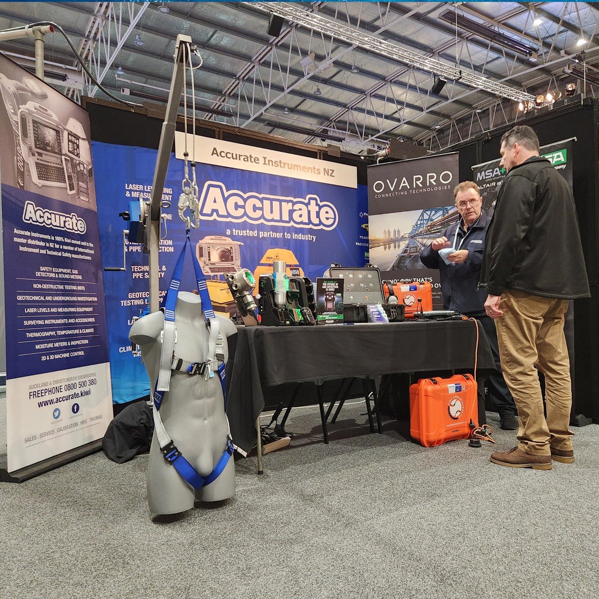 WIOG NZ, we're here!!
Accurate is at the Water Industry Operations Group NZ conference in New Plymouth and we've got a select range of relevant product for you all. 
See the new MSA Altair iO gas detector, the dependable IKAR davit system and intuitive leak detection solutions.