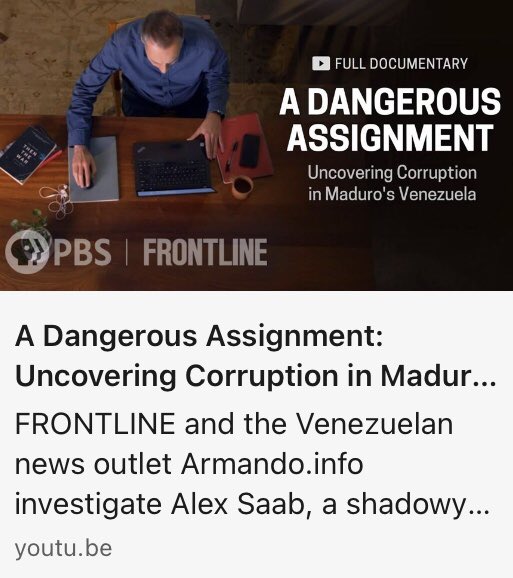#IMPORTANTE ⏬️⏬️⏬️ 🎥 Ya está disponible en YouTube: “Una pauta peligrosa”, el documental que expone la corrupción en la Venezuela de Nicolás Maduro. Evade la censura.Descarga una VPN. Ubícala en EE.UU o Canadá Visita y comparte este enlace 👇🏻👇🏻 youtu.be/BgzTAG_Vhn4?si…