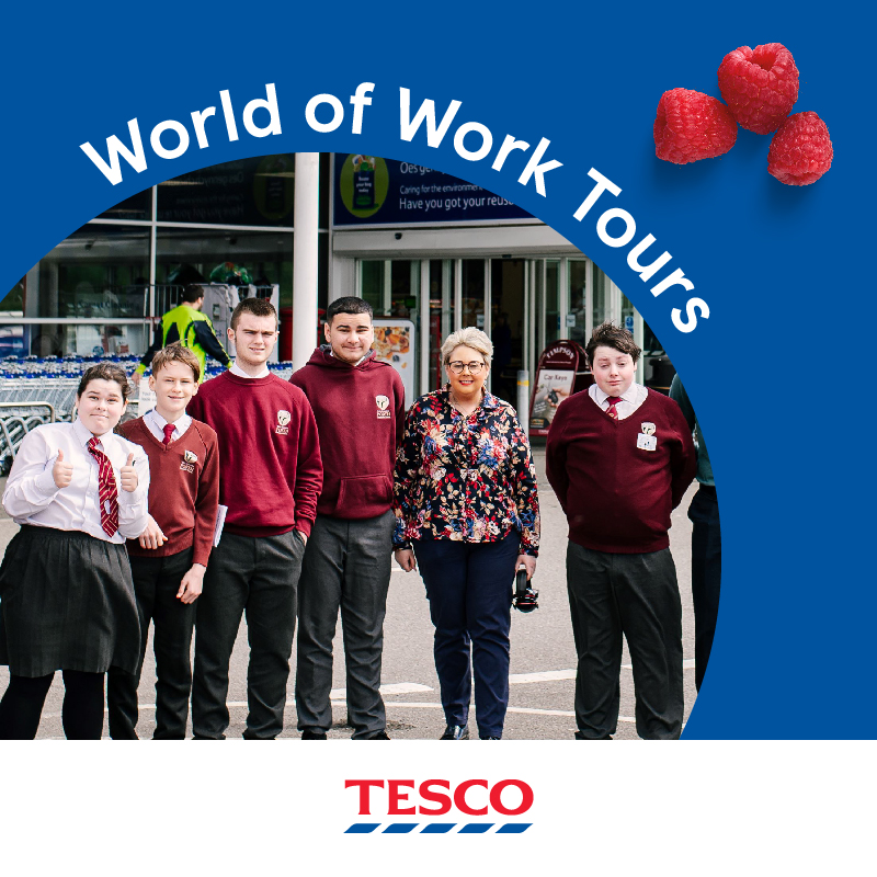 As part of our partnership with @PrincesTrust, we’ve recently welcomed over 300 young people into our stores across the UK for ‘World of Work’ tours to help give them a stronger start! The tours provide insight into life at Tesco, tips for a successful retail career and more.