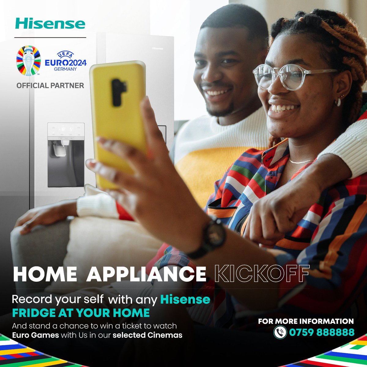 A simple selfie with any Hisense product and you could WIN lots of prizes.🤗 #EURO2024 | #HisenseEuroChallenge