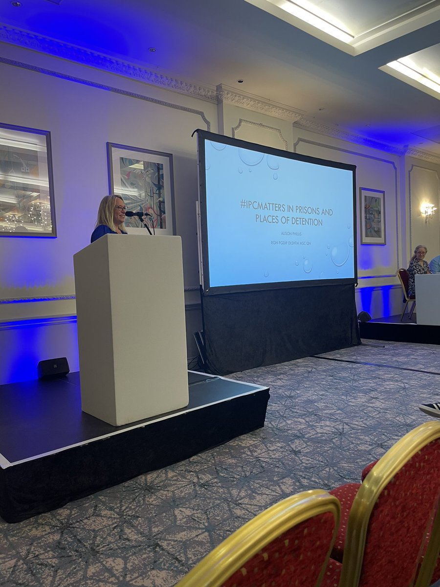 Discussing the important topic of IPC in Prisons and places of detention by Alison Phillis #IPCAction